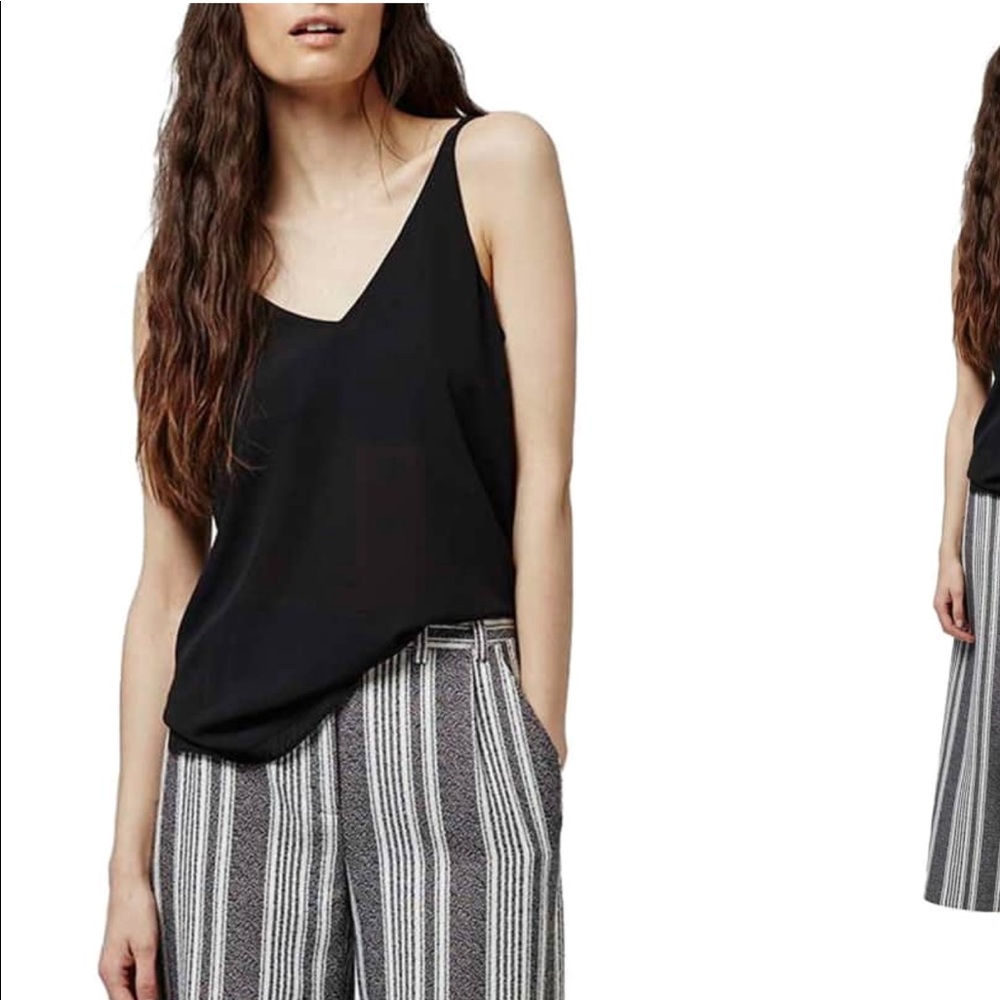 Double strap v-back camisole